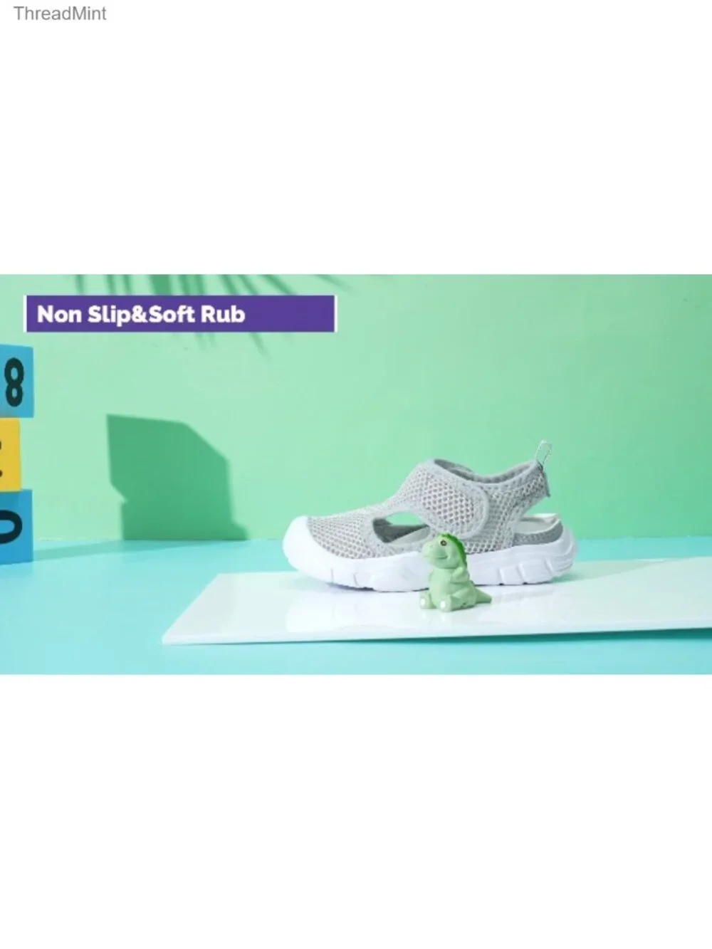 Toddler Water Shoes Summer Sandals Kids Swim Barefoot Quick-Dry Non-Slip Hook &